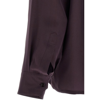 Рубашка, блузка SAINT LAURENT Viscose and silk shirt (854249Y2N495055) #