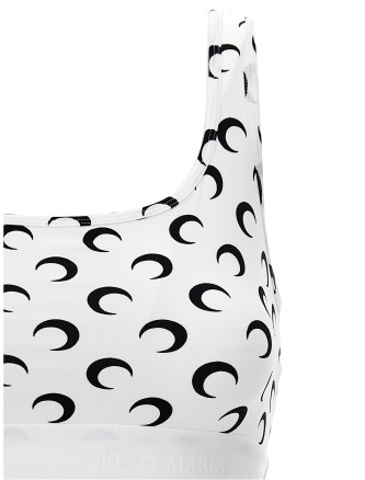 Спортивный бюстгальтер MARINE SERRE 'Moon' (WUW055BCJER0001WH00) #