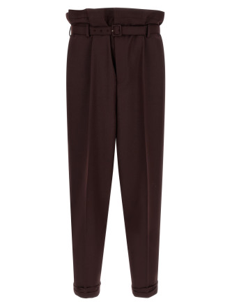 Шалбар SAINT LAURENT 'Paper-Bag'