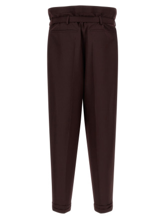 Брюки SAINT LAURENT 'Paper-Bag' (857058Y1N025022) #