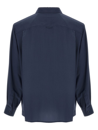 Рубашка, блузка SAINT LAURENT Viscose and silk shirt (854249Y2N494812) #