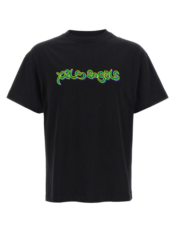 Футболка PALM ANGELS 'Thai Logo' (PMAA109S26JER00910551055) #1