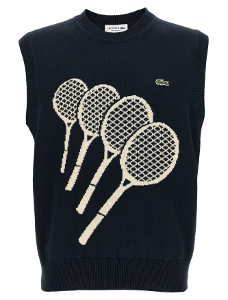 Жилет LACOSTE Jacquard cotton vest