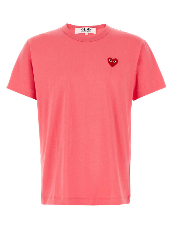 Футболка COMME DES GARÇONS PLAY Logo patch t-shirt (AXT2723) #1