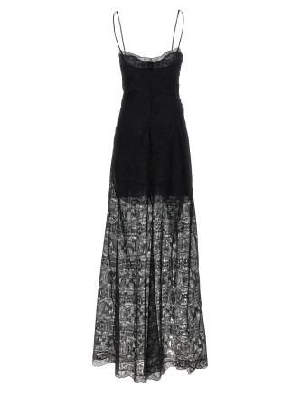 Макси ERMANNO SCERVINO Majolica lace dress (D482Q737FDUCX95708) #