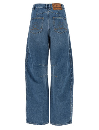 Джинсы MARINE SERRE 'Moon' (WPA174ACDEN0002BL05) #