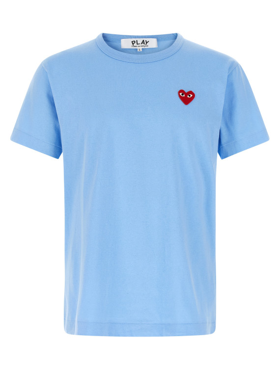 Футболка COMME DES GARÇONS PLAY Logo patch t-shirt (AXT2721) #1