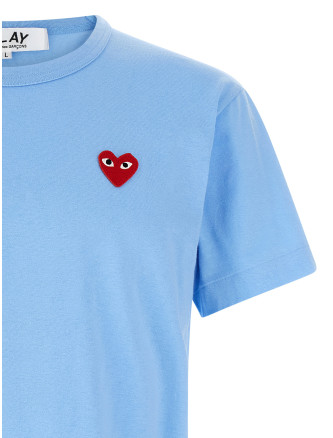 Футболка COMME DES GARÇONS PLAY Logo patch t-shirt (AXT2721) #