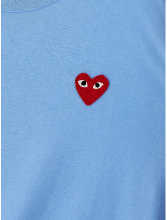 Футболка COMME DES GARÇONS PLAY Logo patch t-shirt (AXT2721) #