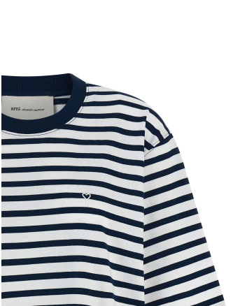 Футболка AMI PARIS Marinière t-shirt (UTS374JE0210A044) #
