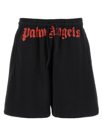 Бермуды, шорты PALM ANGELS Logo bermuda shorts