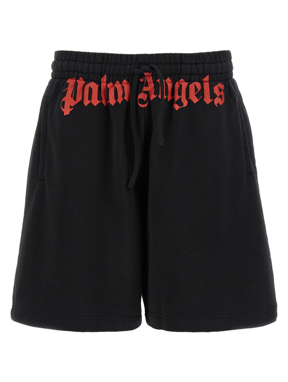 Бермуды, шорты PALM ANGELS Logo bermuda shorts (PMCI019S26FLE00110251025) #1