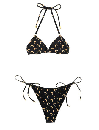 Пляжная одежда MARINE SERRE Logo print bikini