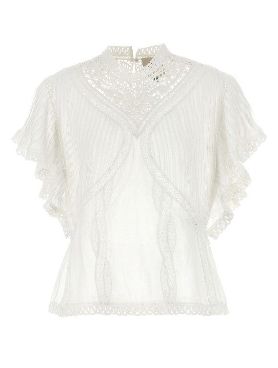 Рубашка, блузка FARM RIO Openwork detail blouse (348794L0025) #1