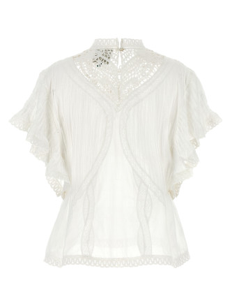 Рубашка, блузка FARM RIO Openwork detail blouse (348794L0025) #
