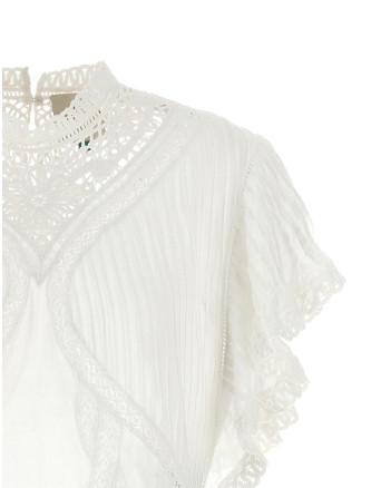 Рубашка, блузка FARM RIO Openwork detail blouse (348794L0025) #