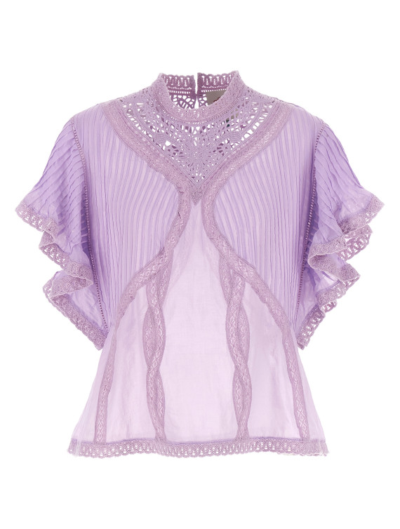 Рубашка, блузка FARM RIO Openwork detail blouse (348380L0018) #1