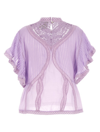 Рубашка, блузка FARM RIO Openwork detail blouse (348380L0018) #