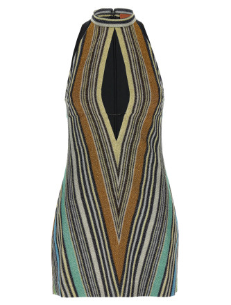 Мини MISSONI Lamé viscose dress
