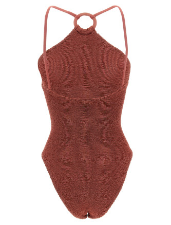 Пляжная одежда HUNZA G 'Jasmine' (JASMINESWIMMETALLICROSEWOOD) #