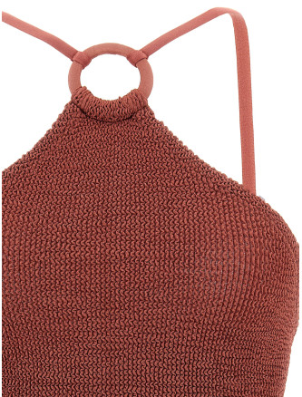 Пляжная одежда HUNZA G 'Jasmine' (JASMINESWIMMETALLICROSEWOOD) #