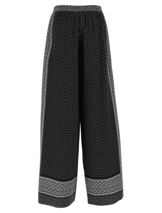 Брюки ERMANNO SCERVINO Bandana print pants (D482P756YLTS4867) #