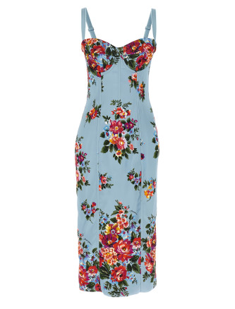 Миди DOLCE & GABBANA 'Mazzo di Fiori'