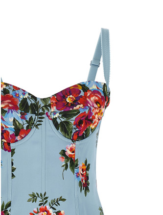 Миди DOLCE & GABBANA 'Mazzo di Fiori' (F60DGTFSICEHC5ZO) #