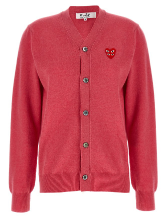 Свитер, кардиган COMME DES GARÇONS PLAY 'Double Red Emblem'