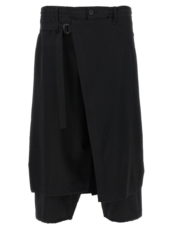 Брюки YOHJI YAMAMOTO 'Standard Wrap' (HKP08100BLACK2) #1