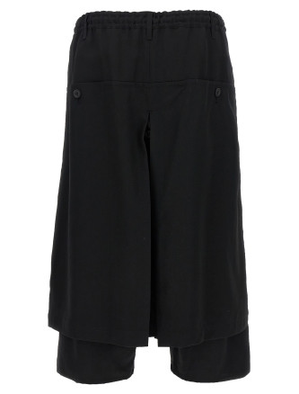 Брюки YOHJI YAMAMOTO 'Standard Wrap' (HKP08100BLACK2) #