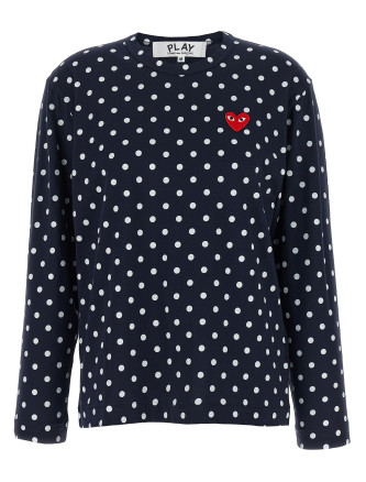Футболка COMME DES GARÇONS PLAY 'Red Emblem'