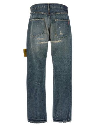 Джинсы UNDERCOVER Embroidery jeans (UC1F45031INDIGO) #