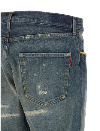 Джинсы UNDERCOVER Embroidery jeans (UC1F45031INDIGO) #