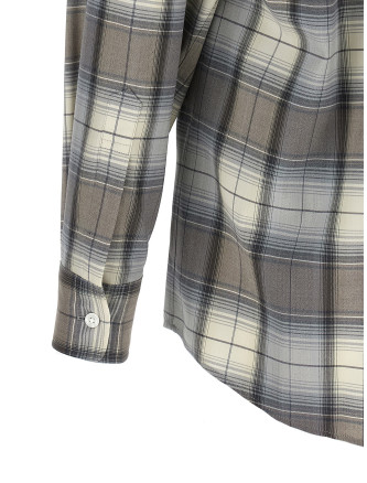 Рубашка, блузка AURALEE Check Shirt (A26SS01LCBLUEGRAYCHECK) #