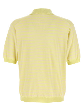 Поло AURALEE Polo Skipper (A26SP01SBYELLOWPINKSTRIPE) #