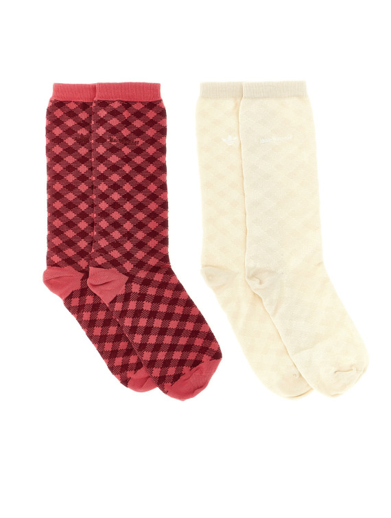Носки ADIDAS ORIGINALS 2-pack socks Adidas Originals by Wales Bonner (KG4888PINK) #1