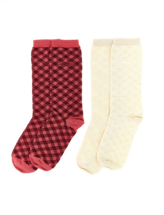 Носки ADIDAS ORIGINALS 2-pack socks Adidas Originals by Wales Bonner (KG4888PINK) #
