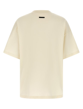 Футболка FEAR OF GOD ESSENTIAL 'Signature 90s' (125SP264593FIVORY) #