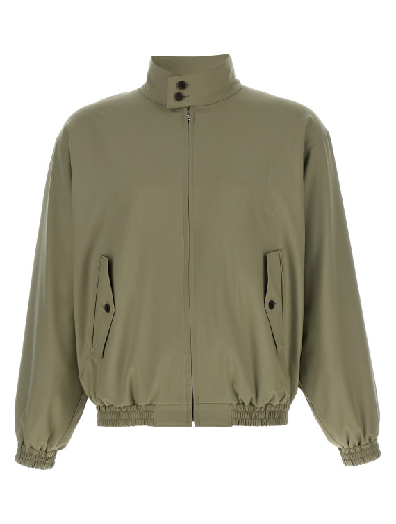 Повседневная куртка AURALEE Wool bomber jacket (A26SB01MTLIGHTKHAKI) #1