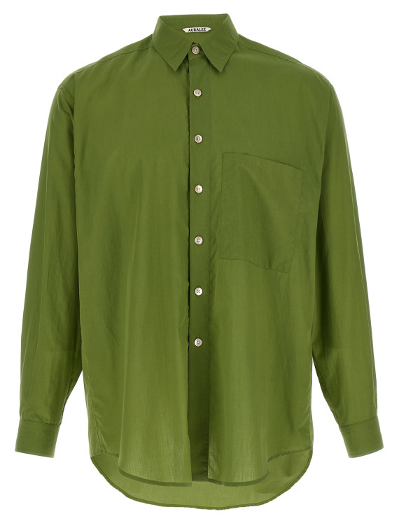 Рубашка, блузка AURALEE Cotton shirt (A26SS02CLDUSTYGREEN) #1