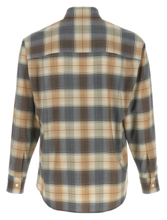 Рубашка, блузка AURALEE Check Shirt (A26SS01LCLIGHTBROWNCHECK) #