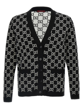 Свитер, кардиган GUCCI GG reversible cardigan