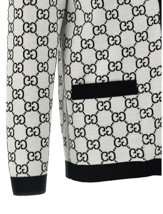 Свитер, кардиган GUCCI GG reversible cardigan (798157XKEJP1070) #