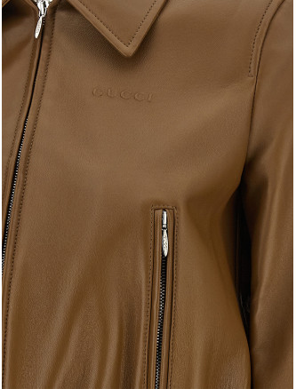 Кожаная куртка GUCCI 'Gucci' (852289XNBBW2006) #