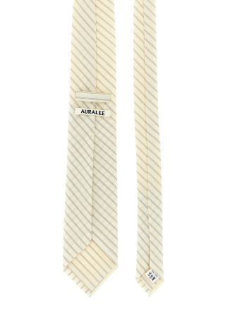 Галстук, папильон AURALEE Striped tie (A26ST03WWIVORYWHITESTRIPE) #