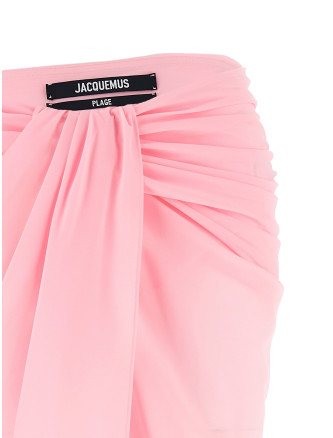 Миди JACQUEMUS 'Le Jupe Paréo' (25ESKW00084BW00565410) #