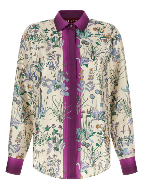 Рубашка, блузка GUCCI Silk shirt (856092ZAUK79224) #1