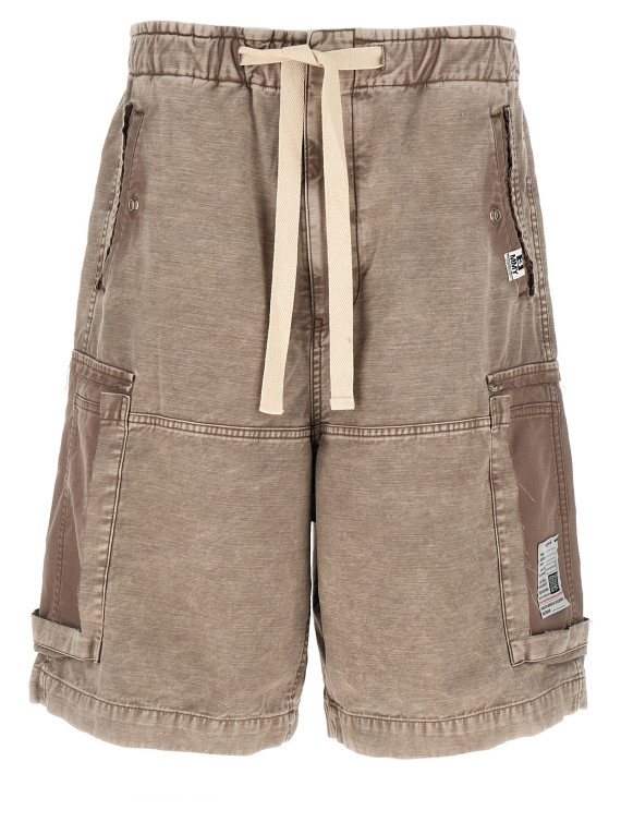 Бермуды, шорты MAISON MIHARA YASUHIRO Cargo bermuda shorts (J16PT173LTGRAY) #1