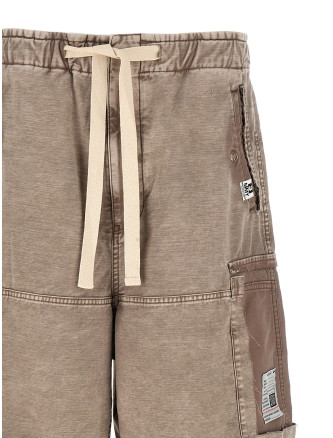 Бермуды, шорты MAISON MIHARA YASUHIRO Cargo bermuda shorts (J16PT173LTGRAY) #